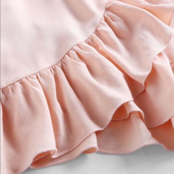 ZAFUL Ruffled Side Tie Mini Wrap Dress - Picture 4 of 5